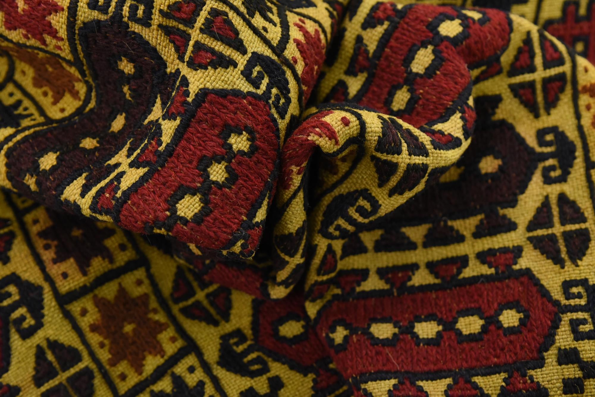 3' 10 x 6' Hand Woven Kilim Afghan Wool Rug