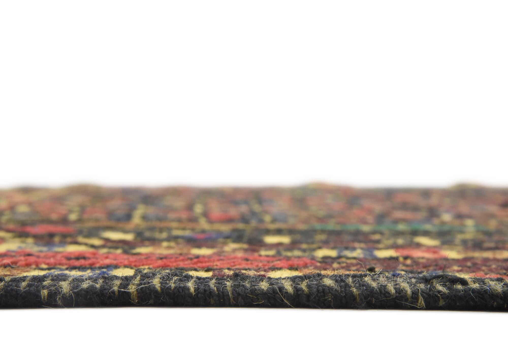 3' 10 x 6' 2 Hand Woven Kilim Afghan Wool Rug