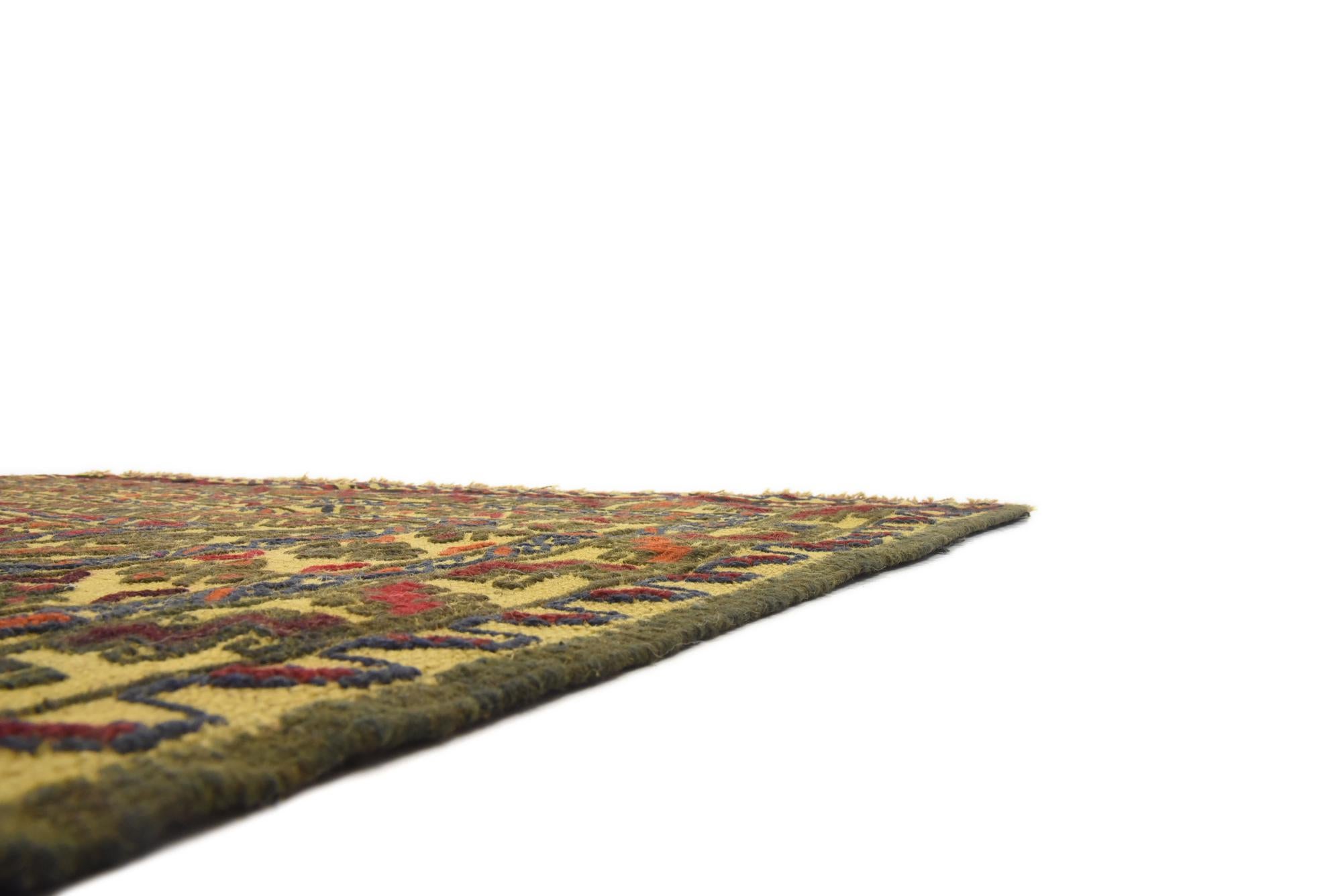 3' 9 x 6' Hand Woven Kilim Afghan Wool Rug