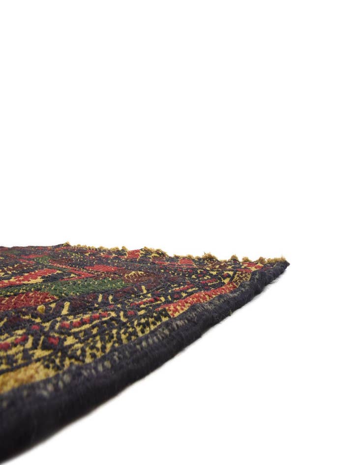 Detail image of 3' 5 x 5' 9 Hand Woven Kilim Afghan Wool Rug