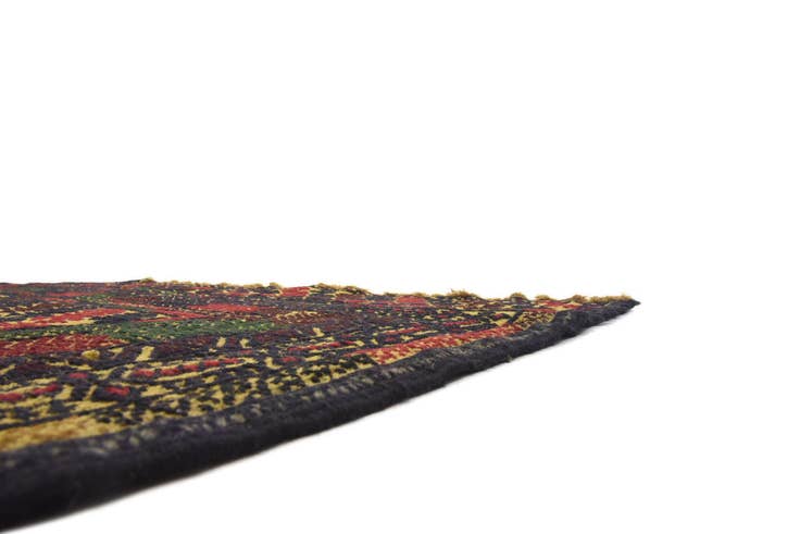 Detail image of 3' 5 x 5' 9 Hand Woven Kilim Afghan Wool Rug