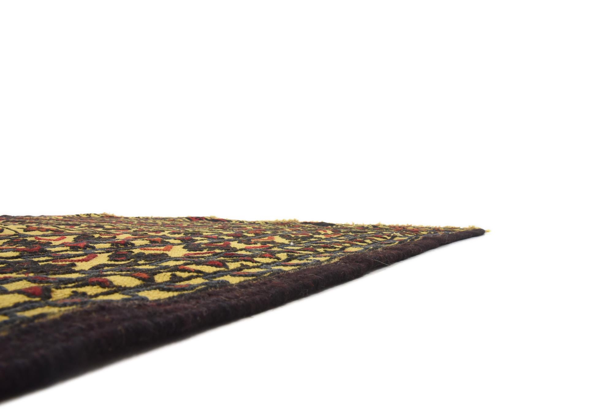 4' x 6' 4 Hand Woven Kilim Afghan Wool Rug