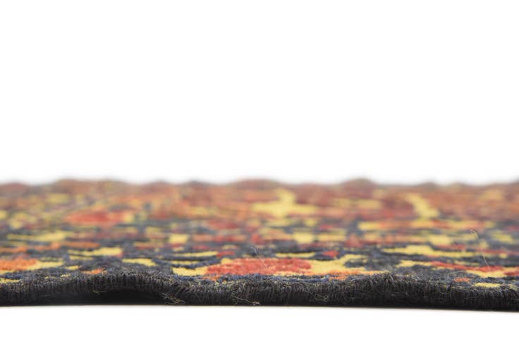 Detail image of 4' 2 x 6' 3 Hand Woven Kilim Afghan Wool Rug