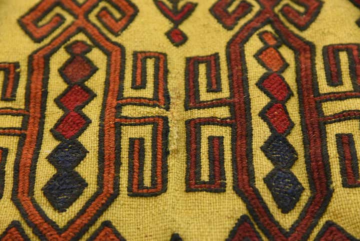 3' 10 x 5' 10 Hand Woven Kilim Afghan Wool Rug