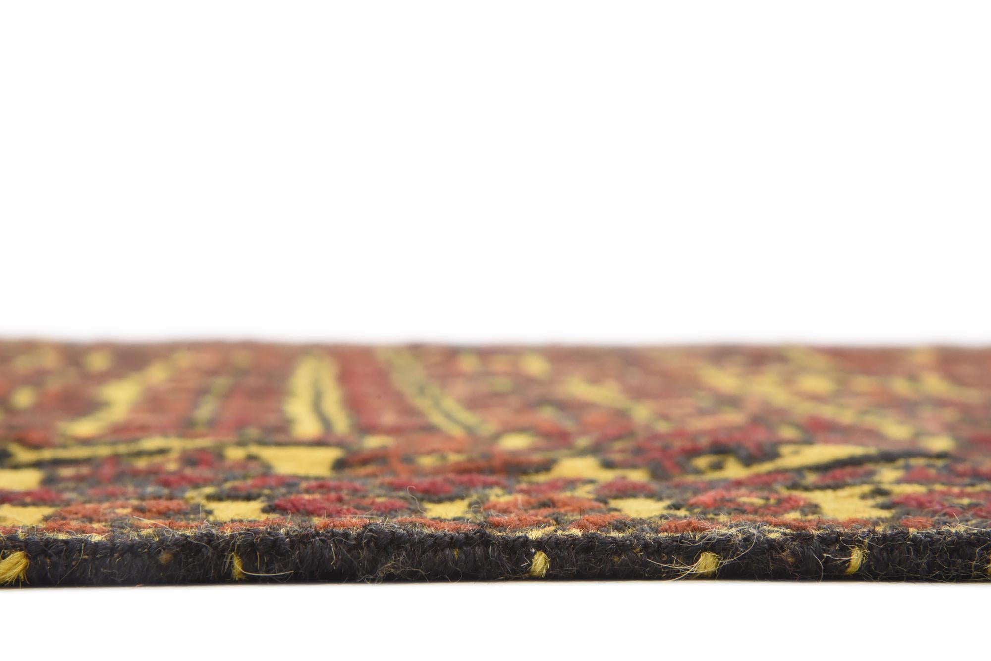3' 9 x 6' 8 Hand Woven Kilim Afghan Wool Rug