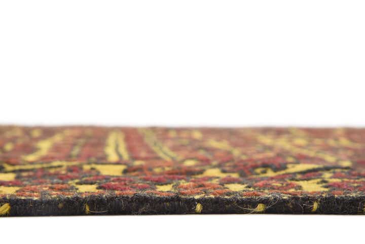 3' 9 x 6' 8 Hand Woven Kilim Afghan Wool Rug