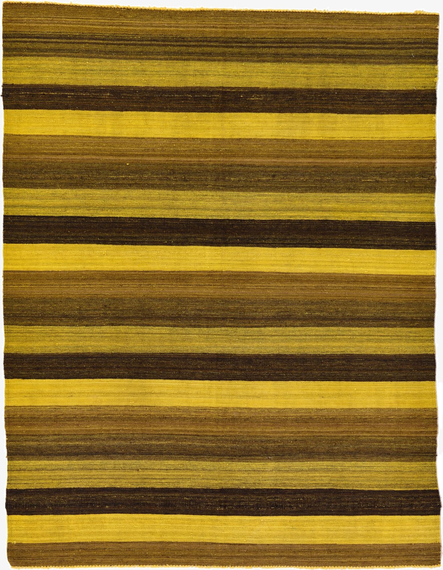 5' 3 x 6' 9  Hand Woven Kilim Afghan Wool Rug