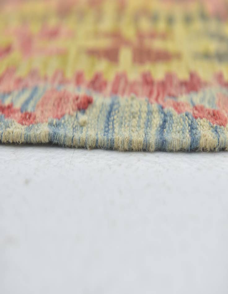 Detail image of 5' x 6' 5  Hand Woven Kilim Maymana Wool Rug