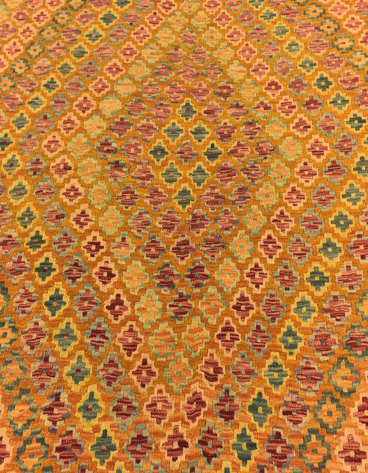 Detail image of 6' x 8' 6  Hand Woven Kilim Modern Wool Rug