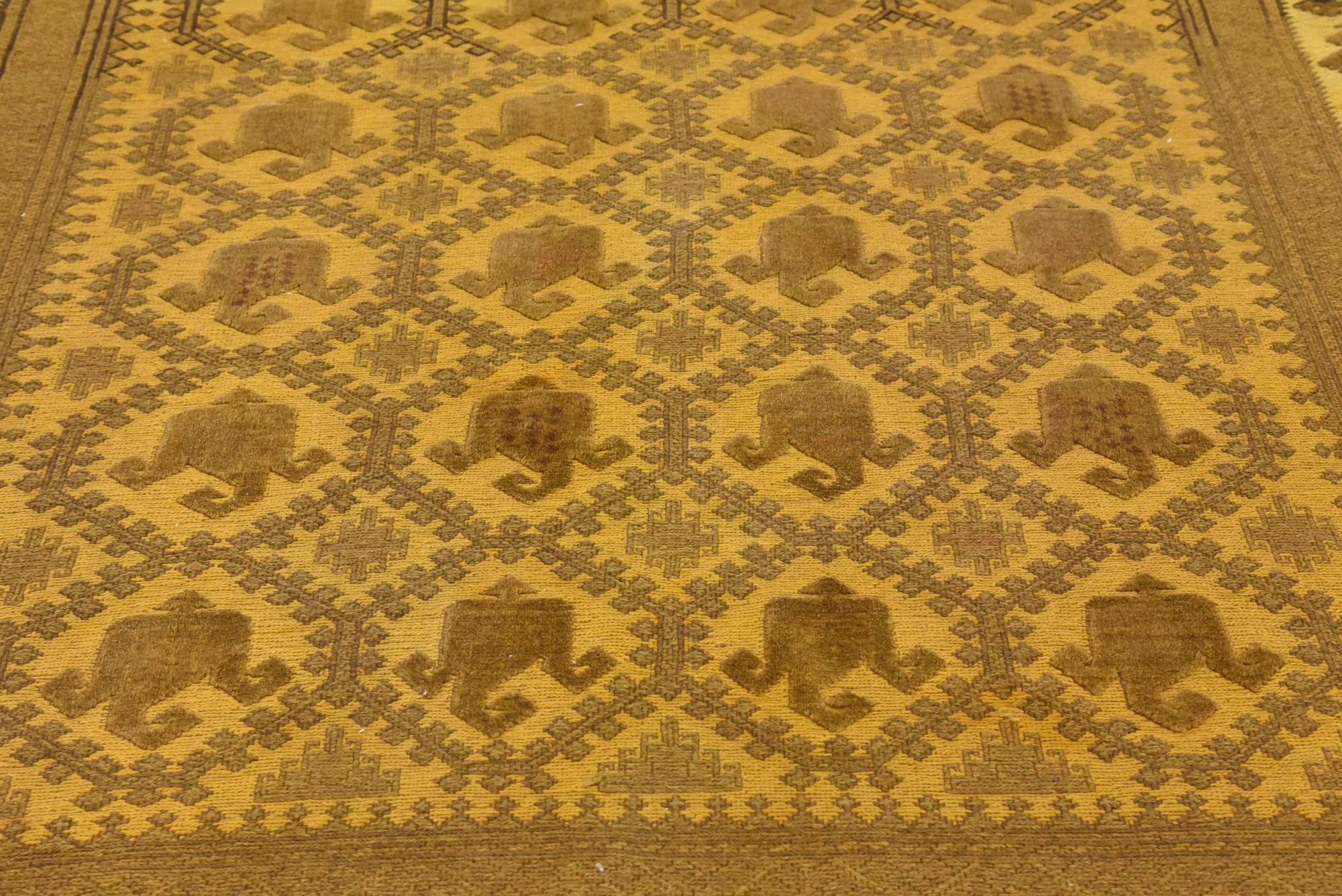 6' 6 x 9' 4 Hand Woven Kilim Suzani Wool Rug