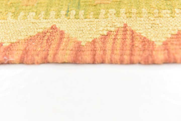 4' 7 x 6' 7 Hand Woven Kilim Waziri Wool Rug