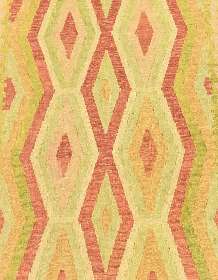 Detail image of 4' 9 x 6' 5  Hand Woven Kilim Waziri Wool Rug