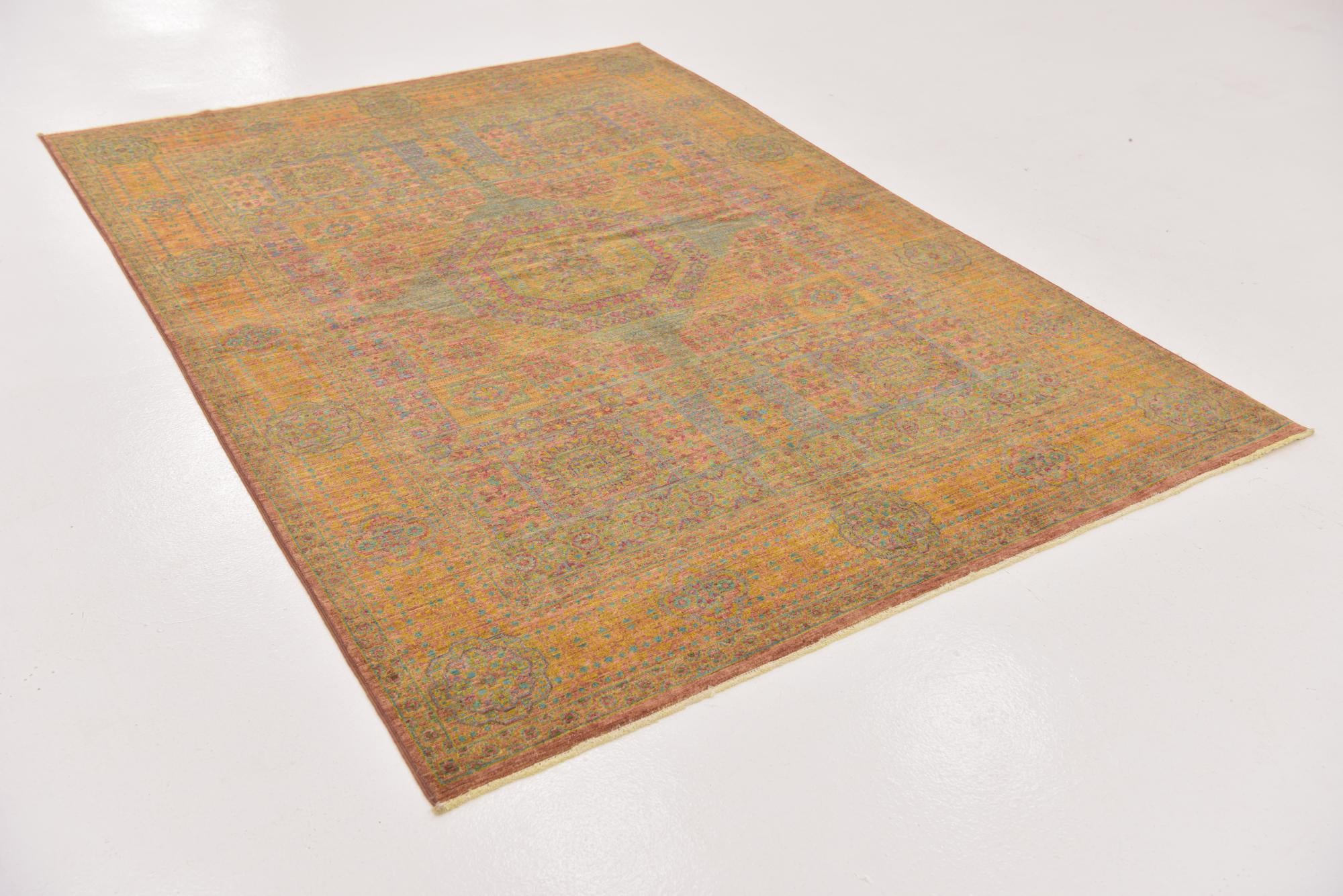 5' 6 x 7' 7 Hand Knotted Mamluk Ziegler Rug