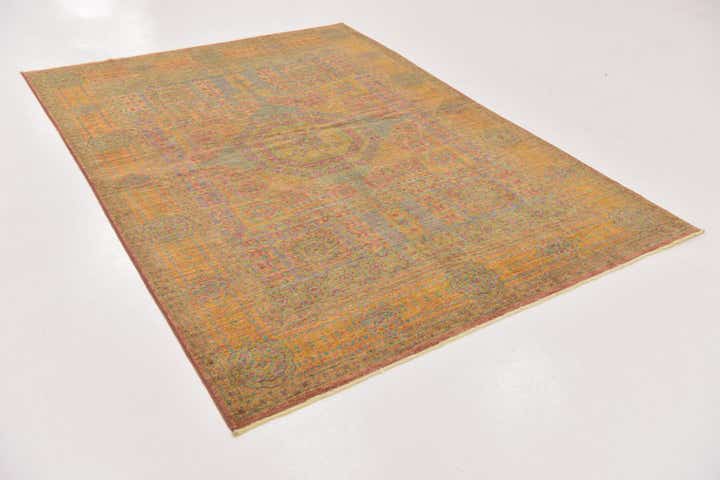 5' 6 x 7' 7 Hand Knotted Mamluk Ziegler Rug