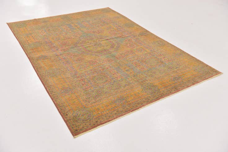Detail image of 5' 6 x 7' 7 Hand Knotted Mamluk Ziegler Rug