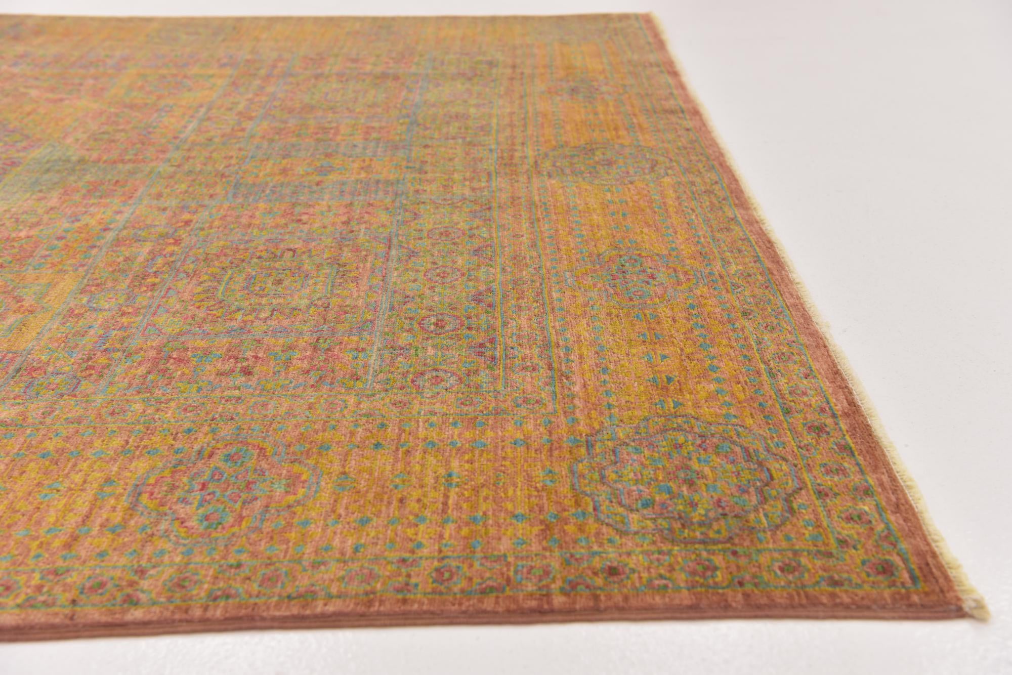 5' 6 x 7' 7 Hand Knotted Mamluk Ziegler Rug