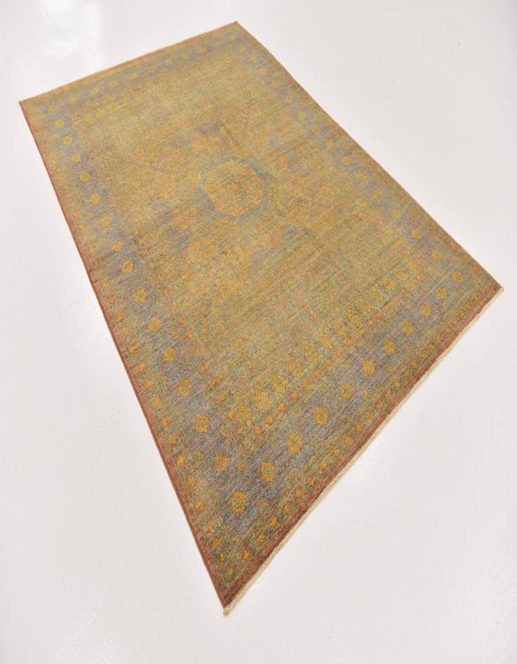 Detail image of 5' 6 x 7' 9  Hand Knotted Mamluk Ziegler Oriental Rug