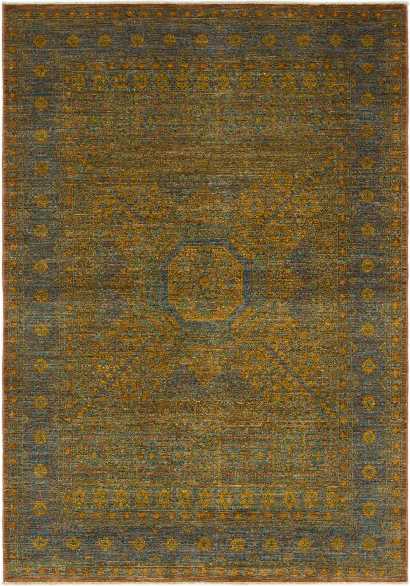 5' 6 x 7' 9 Hand Knotted Mamluk Ziegler Oriental Rug