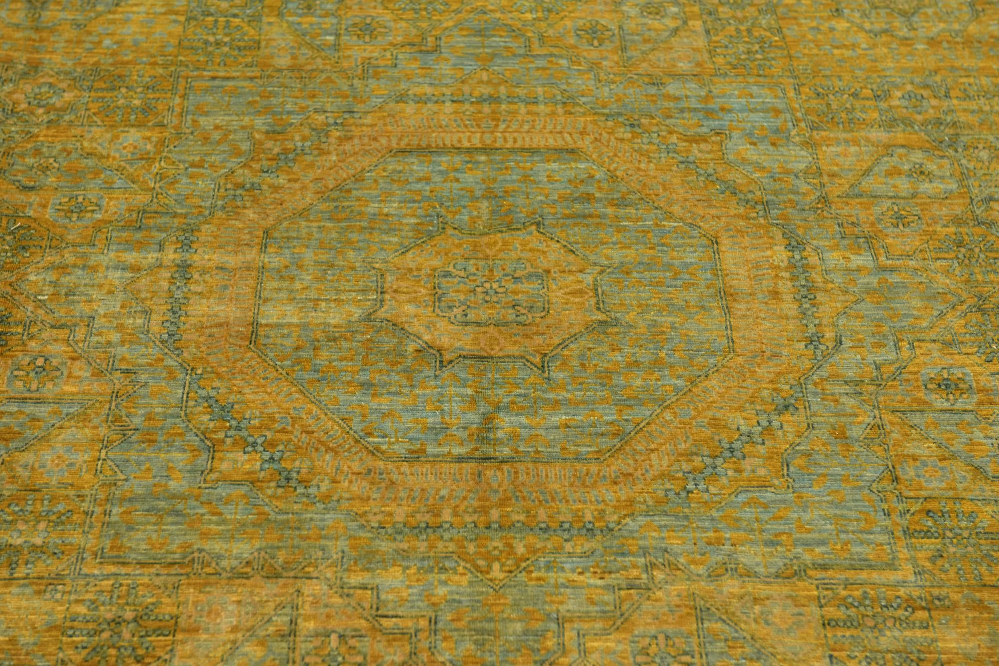 9' 10 x 14' 3 Hand Knotted Mamluk Ziegler Rug