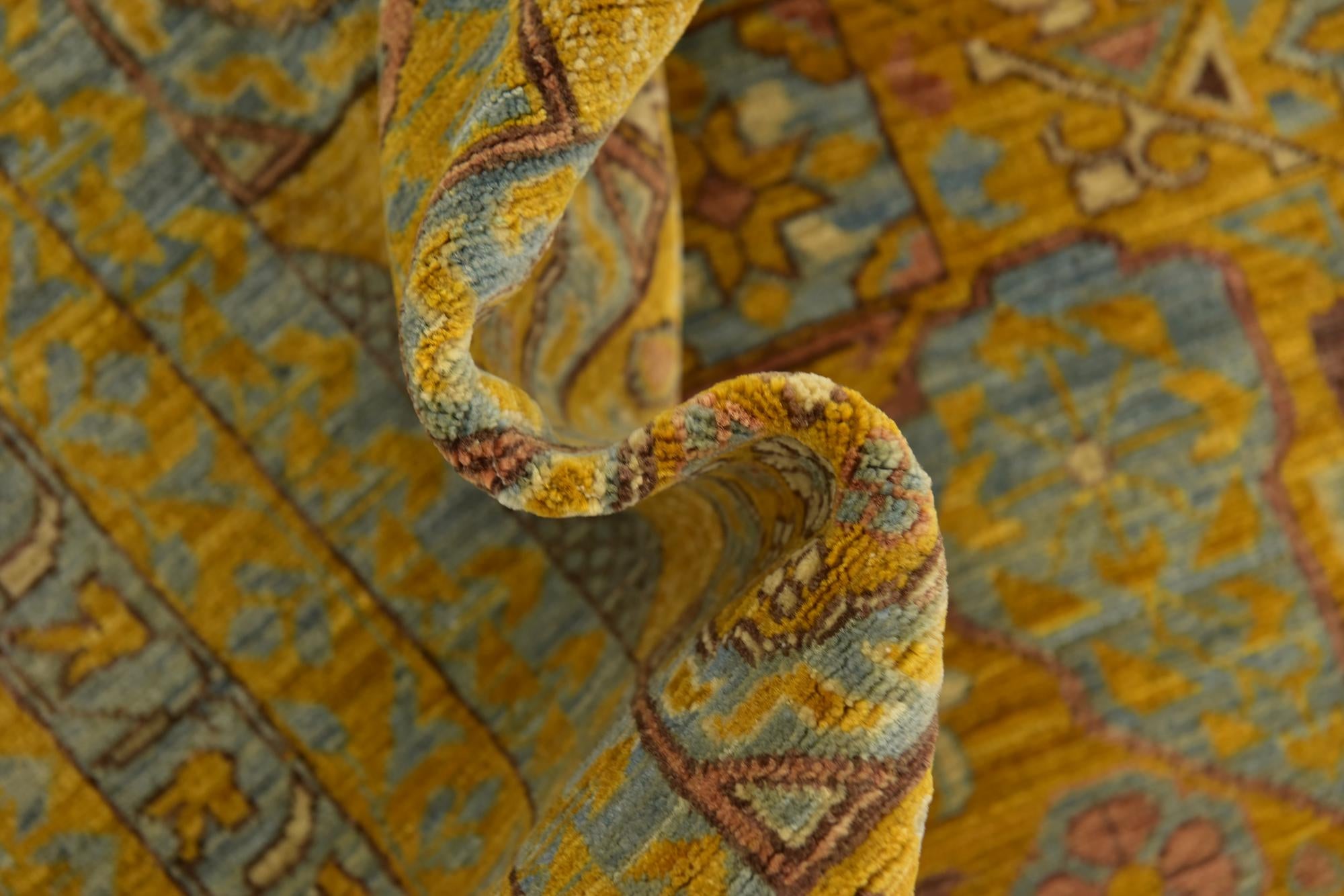 10' x 13' 8 Hand Knotted Mamluk Ziegler Oriental Rug