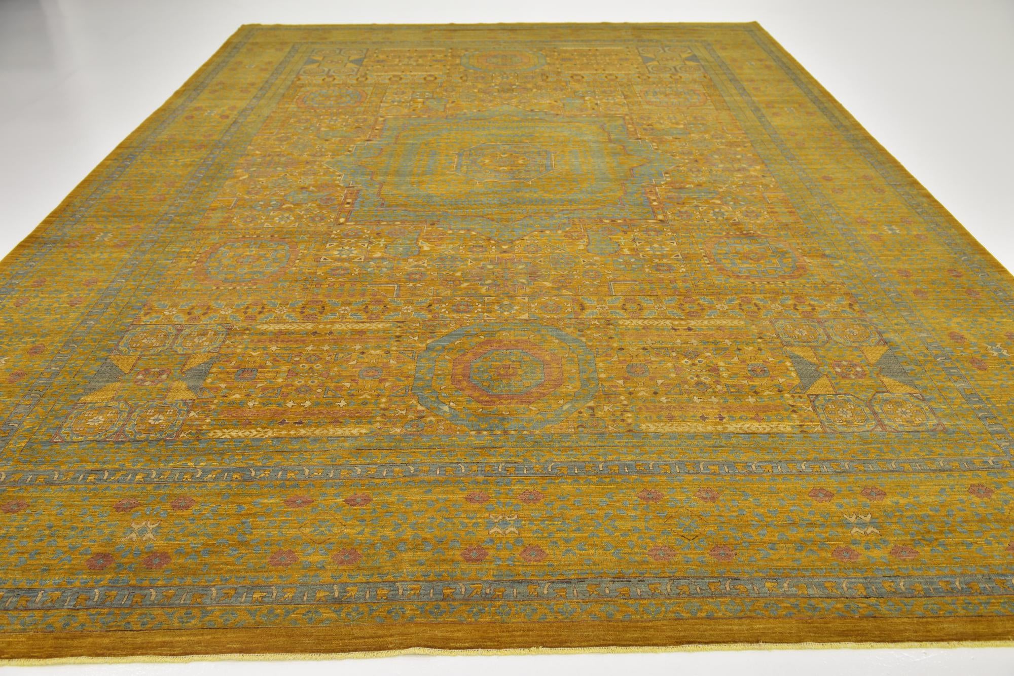 10' x 13' 8 Hand Knotted Mamluk Ziegler Oriental Rug