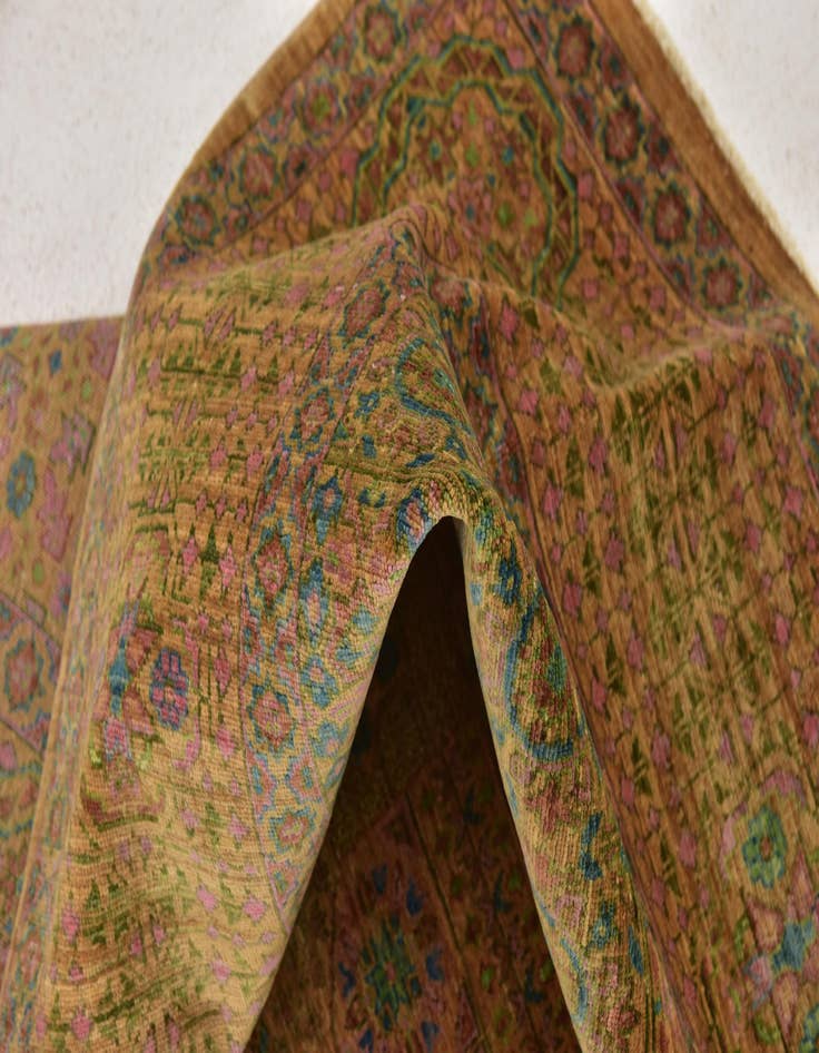 Detail image of 8' x 9' 9  Hand Knotted Mamluk Ziegler Oriental Rug