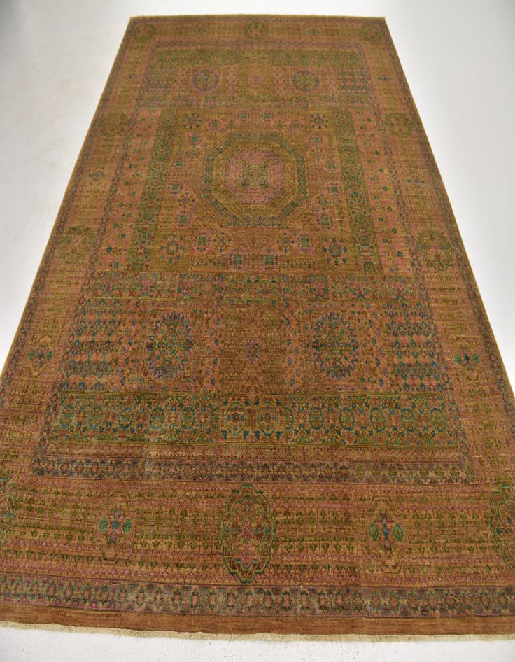 Detail image of 8' x 9' 9  Hand Knotted Mamluk Ziegler Oriental Rug