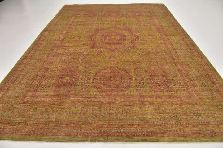 9' x 12' 2 Hand Knotted Mamluk Ziegler Oriental Rug
