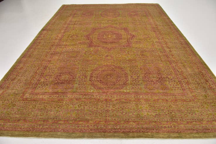 Detail image of 9' x 12' 2 Hand Knotted Mamluk Ziegler Oriental Rug