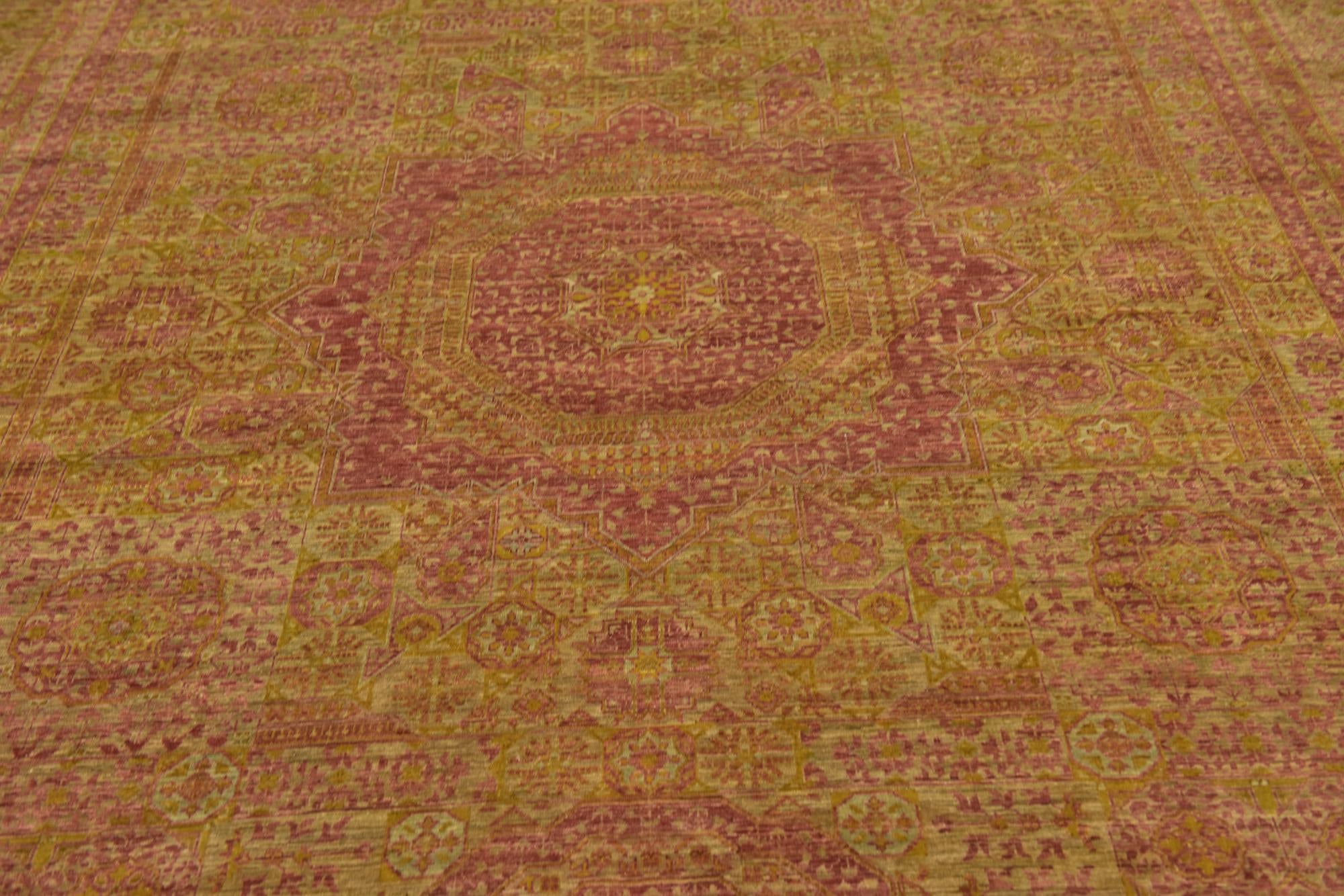 9' x 12' 2 Hand Knotted Mamluk Ziegler Oriental Rug