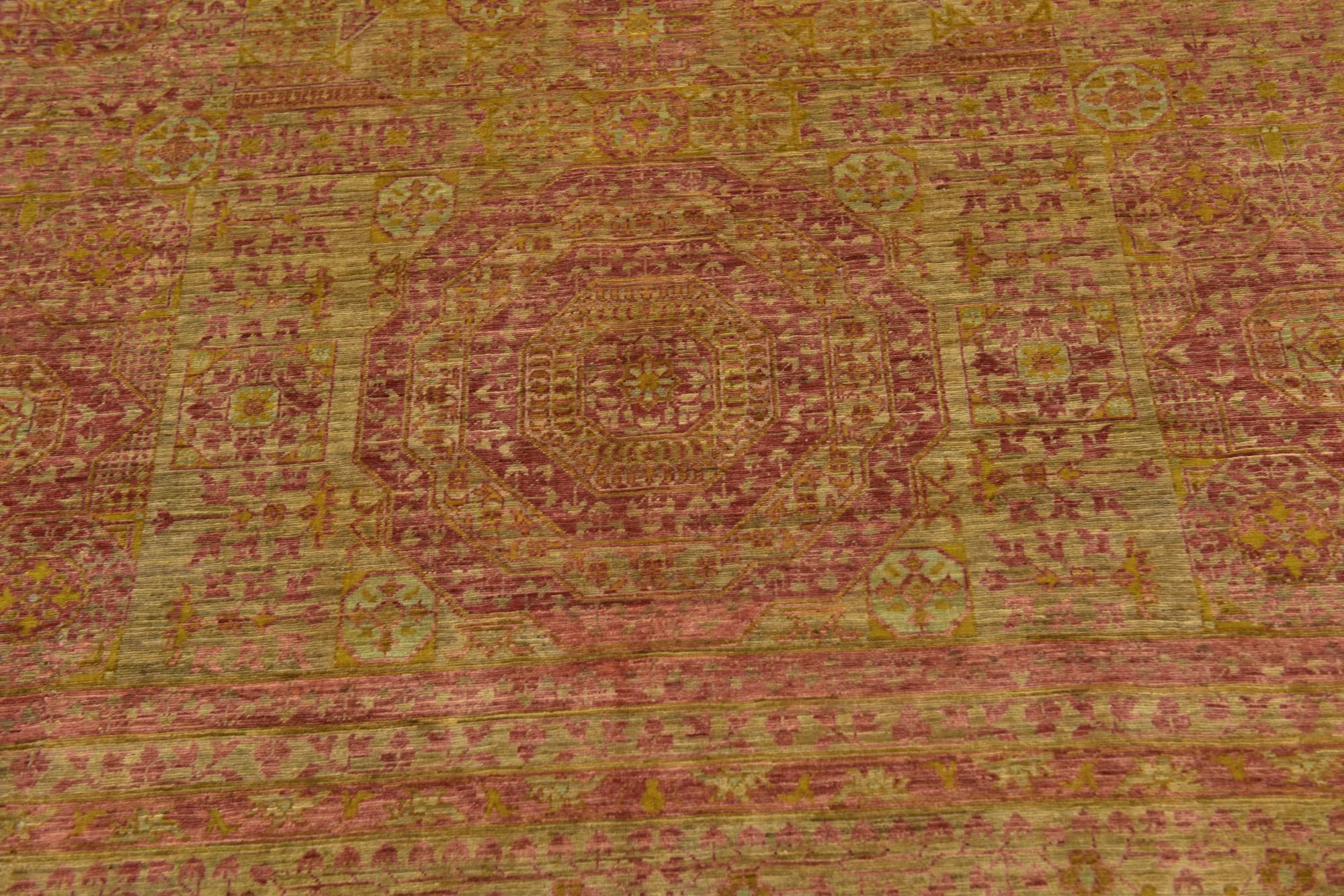 9' x 12' 2 Hand Knotted Mamluk Ziegler Oriental Rug