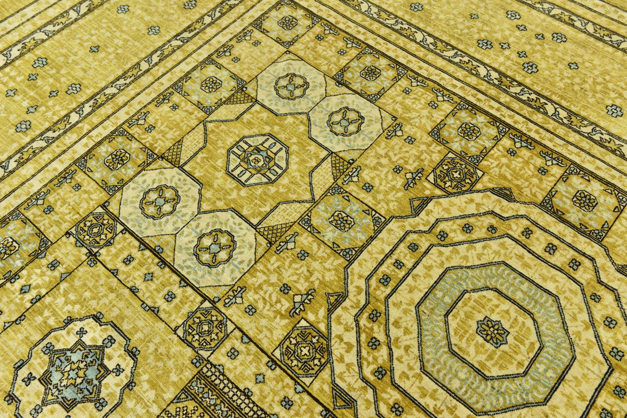 10' 2 x 14' 1 Hand Knotted Mamluk Ziegler Rug