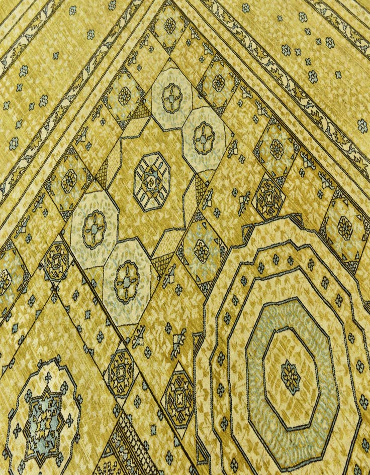 Detail image of 10' 2 x 14' 1  Hand Knotted Mamluk Ziegler Rug