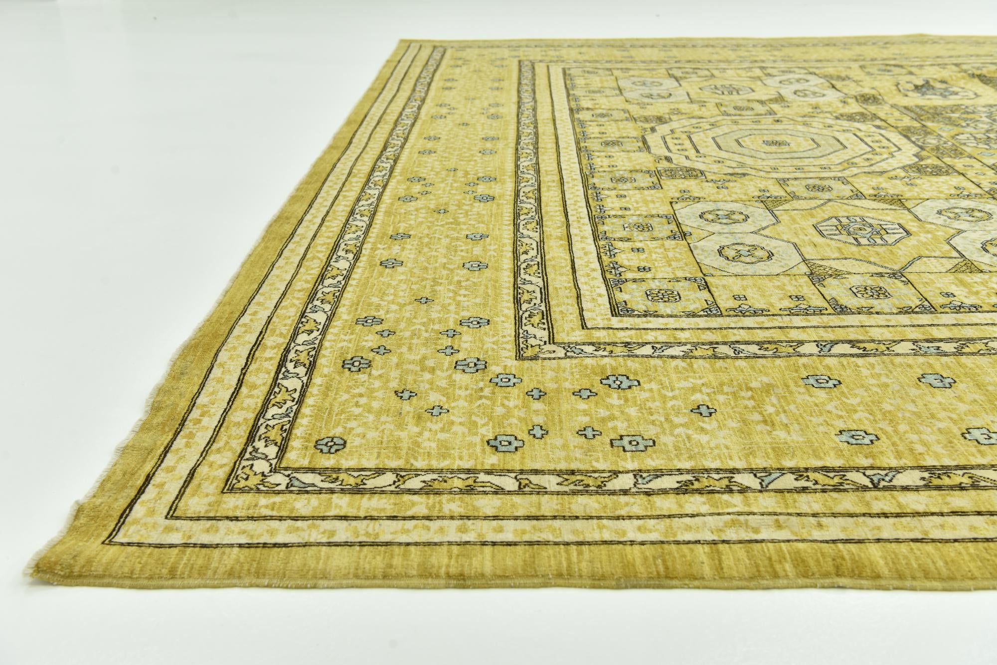 10' 2 x 14' 1 Hand Knotted Mamluk Ziegler Rug