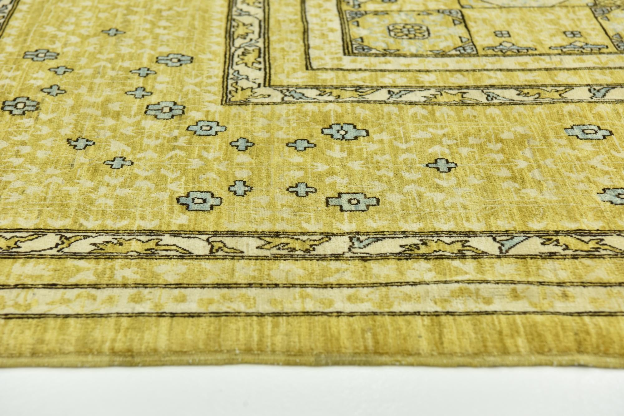 10' 2 x 14' 1 Hand Knotted Mamluk Ziegler Rug
