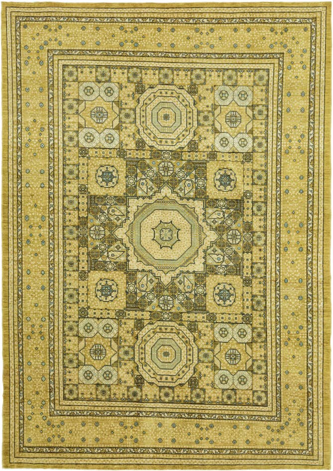 Detailansicht von 310cm x 430cm Handgeknüpft Mamluk Ziegler Teppich