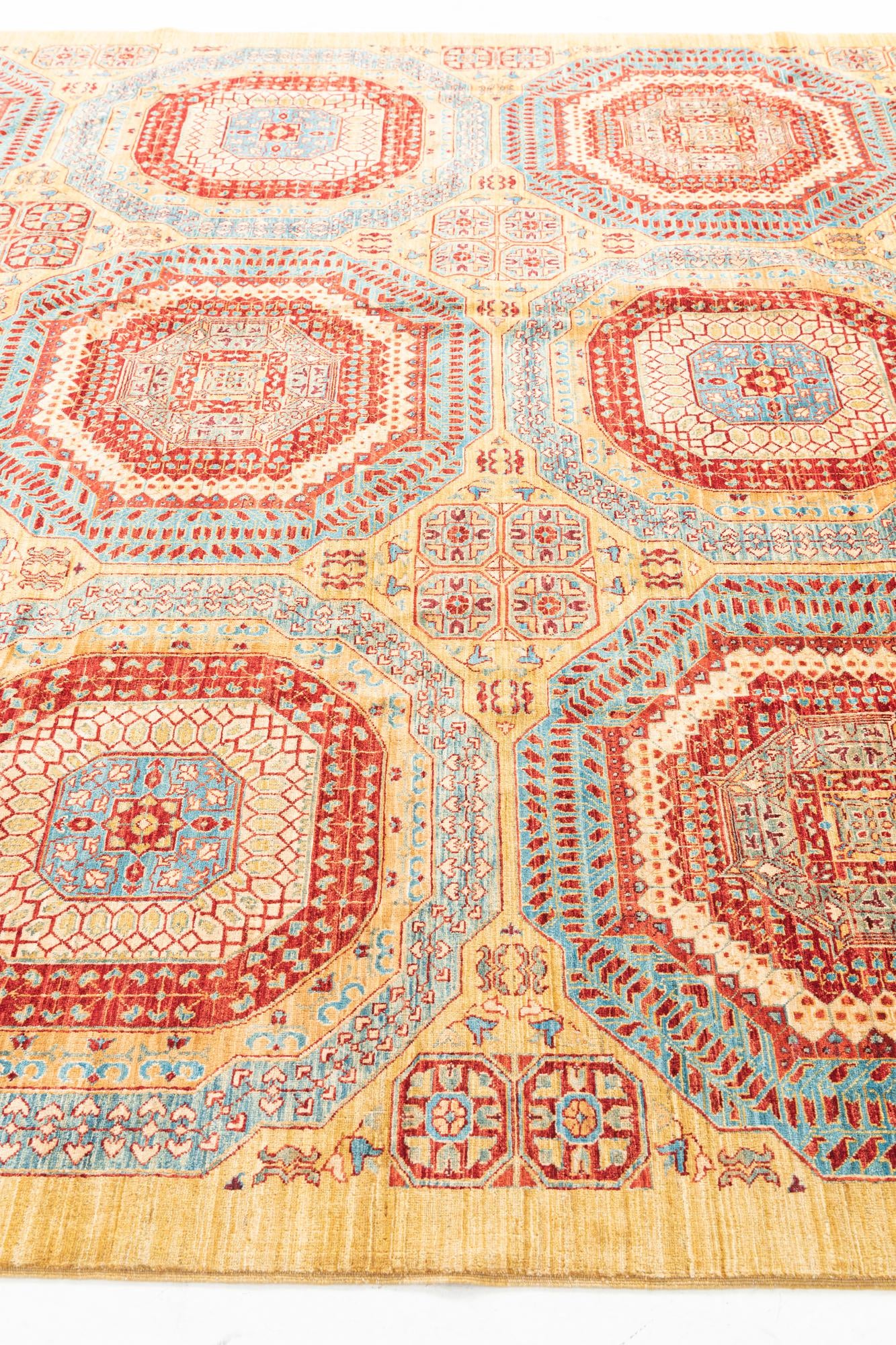 8' 5 x 11' 4 Hand Knotted Mamluk Ziegler Rug