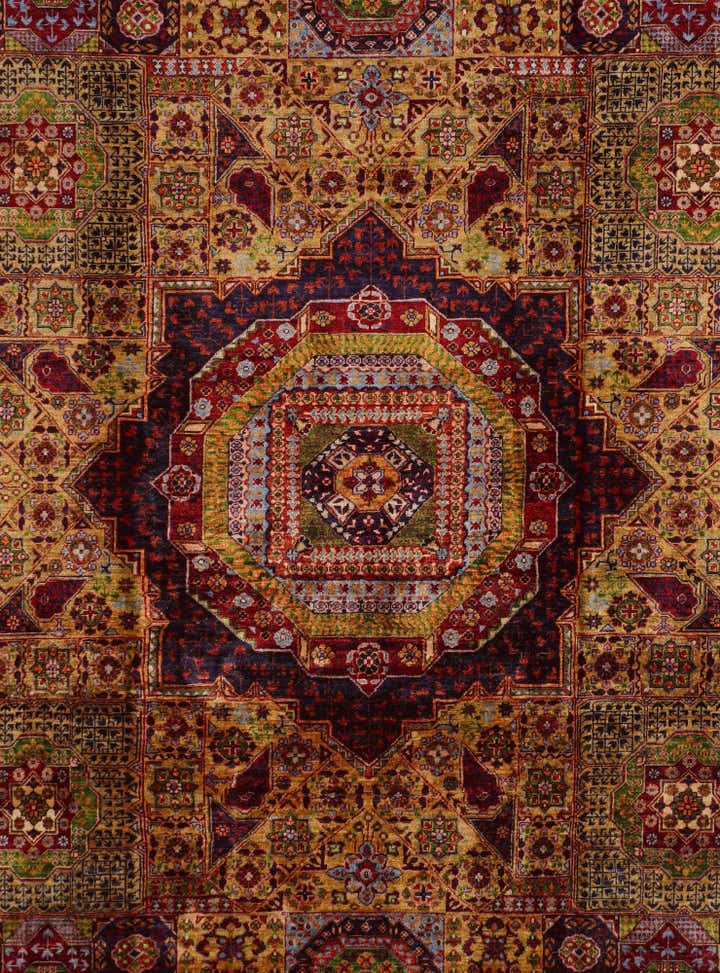 8' 2 x 9' 8 Hand Knotted Mamluk Ziegler Rug