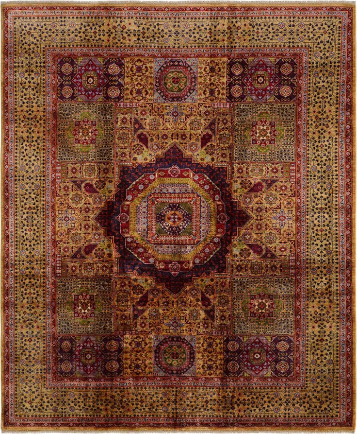 Detail image of 250cm x 295cm Hand Knotted Mamluk Ziegler Rug