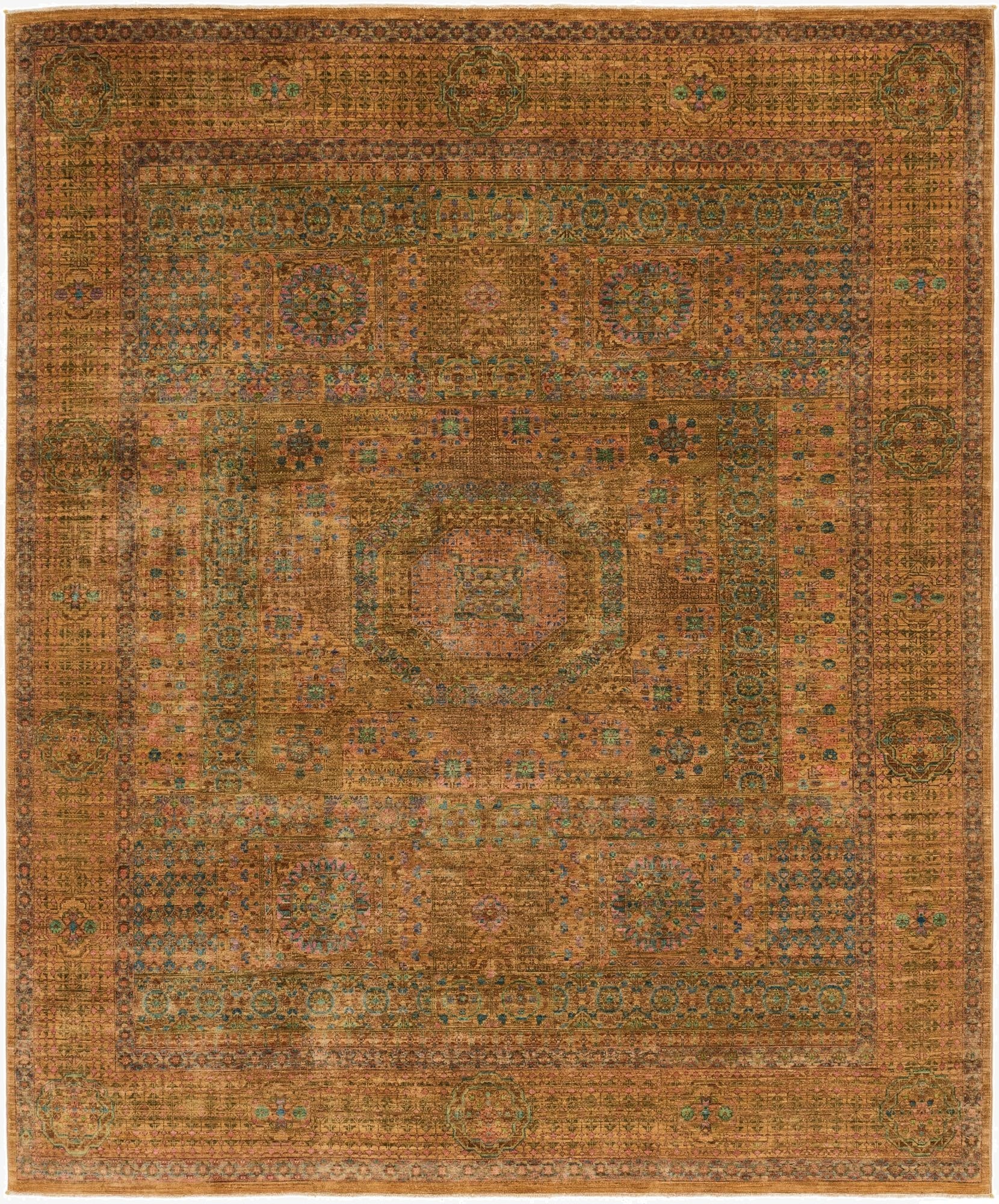 245cm x 297cm  Hand Knotted Mamluk Ziegler Oriental Rug