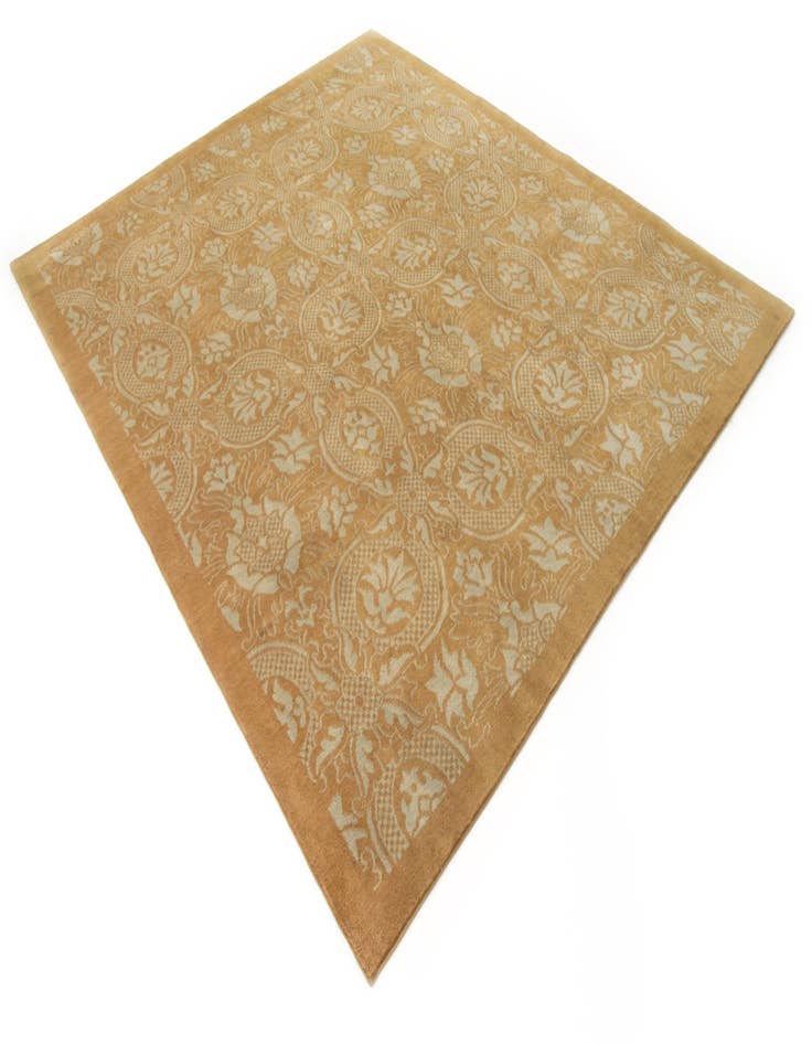 Detail image of 8' 4 x 9' 8 Modern Manshu Wool Rug