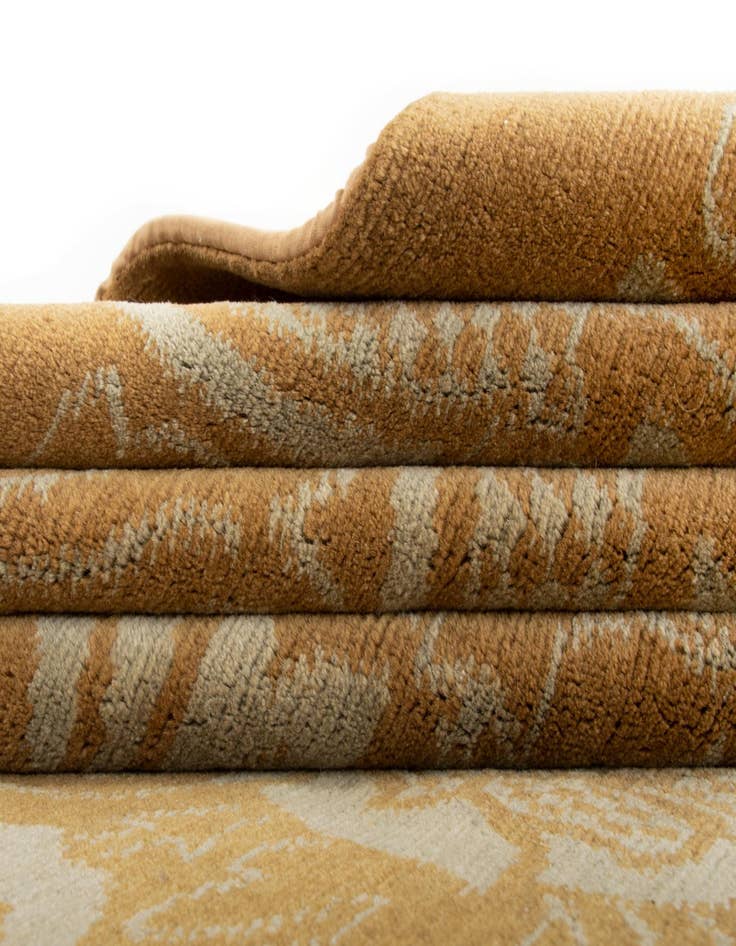 Detail image of 8' 4 x 9' 8 Modern Manshu Wool Rug