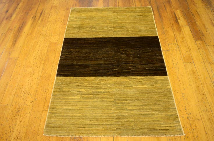 Detail image of 3' 2 x 4' 9 Hand Knotted Modern Ziegler Oriental Rug