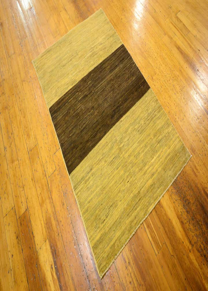 3' 2 x 4' 9 Hand Knotted Modern Ziegler Oriental Rug