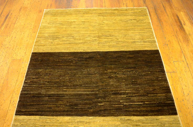 Detail image of 3' 2 x 4' 9 Hand Knotted Modern Ziegler Oriental Rug