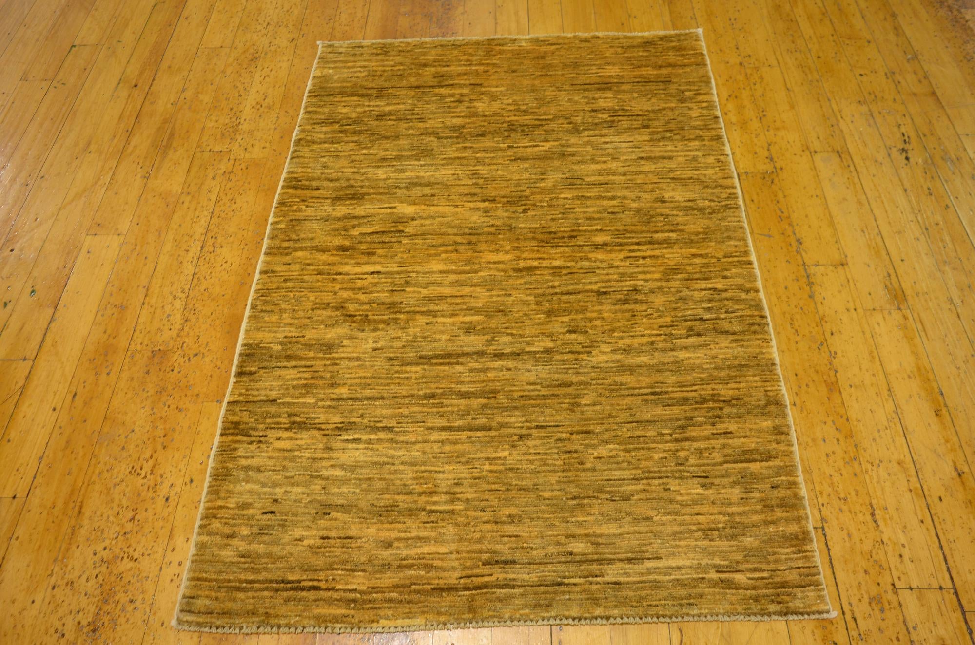 3' 4 x 4' 10 Hand Knotted Modern Ziegler Oriental Rug