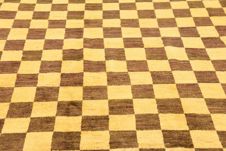 Detail image of 6' 4 x 9' 8 Hand Knotted Modern Ziegler Rug