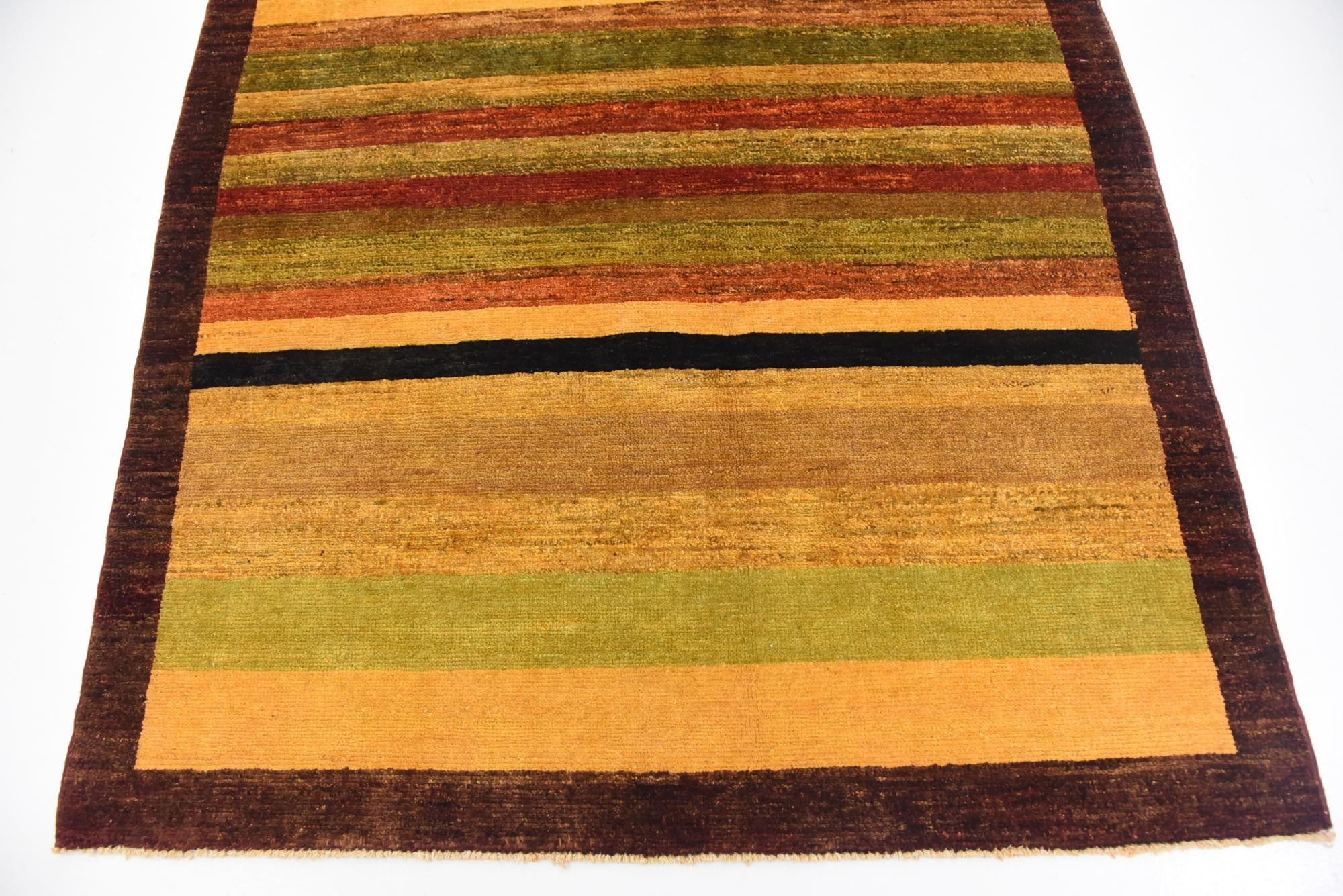 4' 4 x 6' Hand Knotted Modern Ziegler Rug