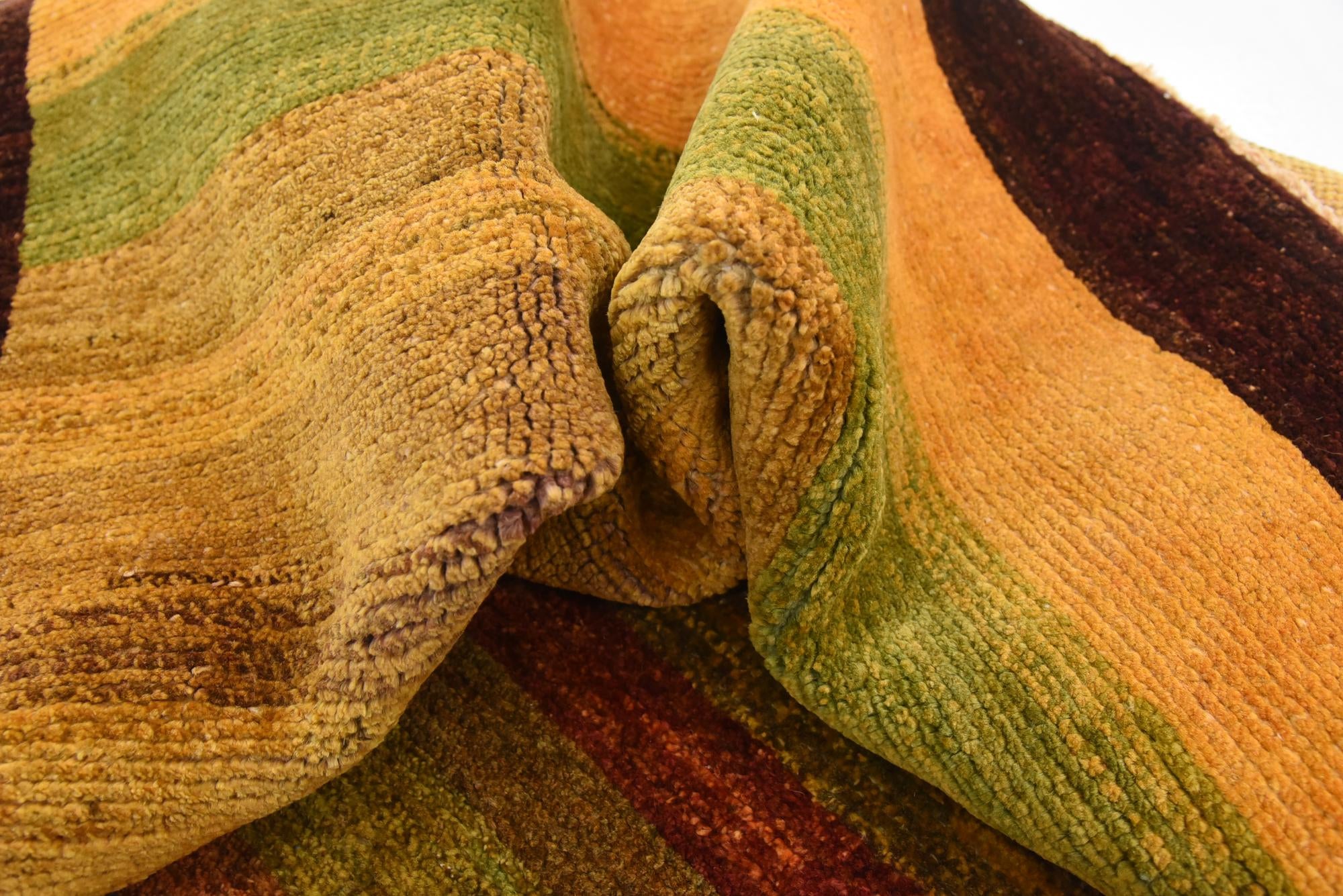 4' 4 x 6' Hand Knotted Modern Ziegler Rug
