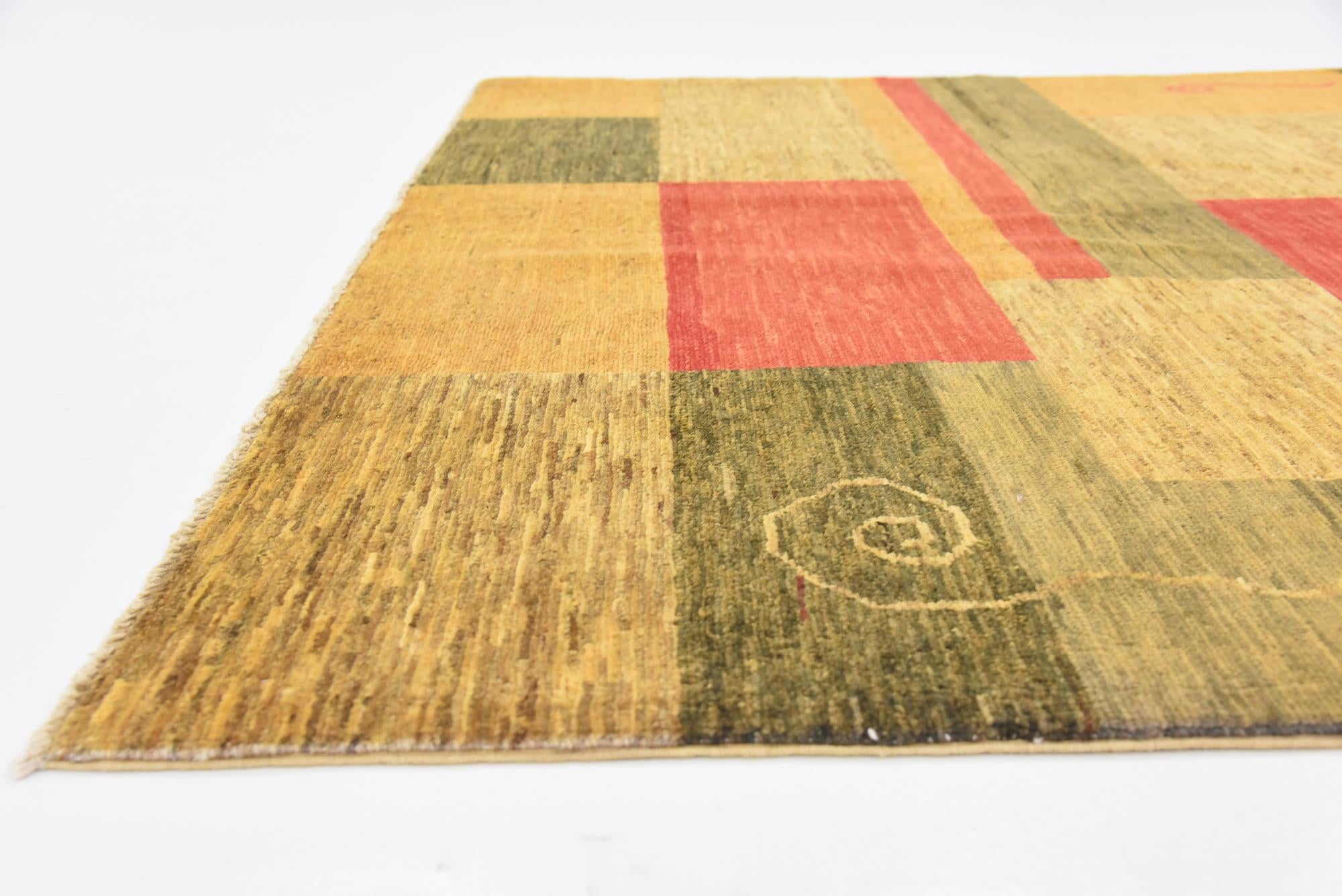 5' 3 x 6' 3 Hand Knotted Modern Ziegler Rug
